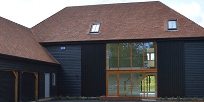 Cast Iron Effect Guttering - Melfort Farm, Tunbridge Wells, East Sussex