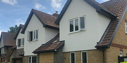 Galeco Grey PVC Square Gutter - Tonbridge, Kent