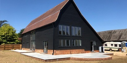 Industrial Guttering - Twinstead Barn, Twinstead, Essex