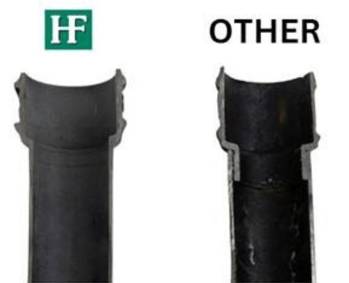 A comparison of the superior quality of Hargreaves cast iron downpipes vs competitors