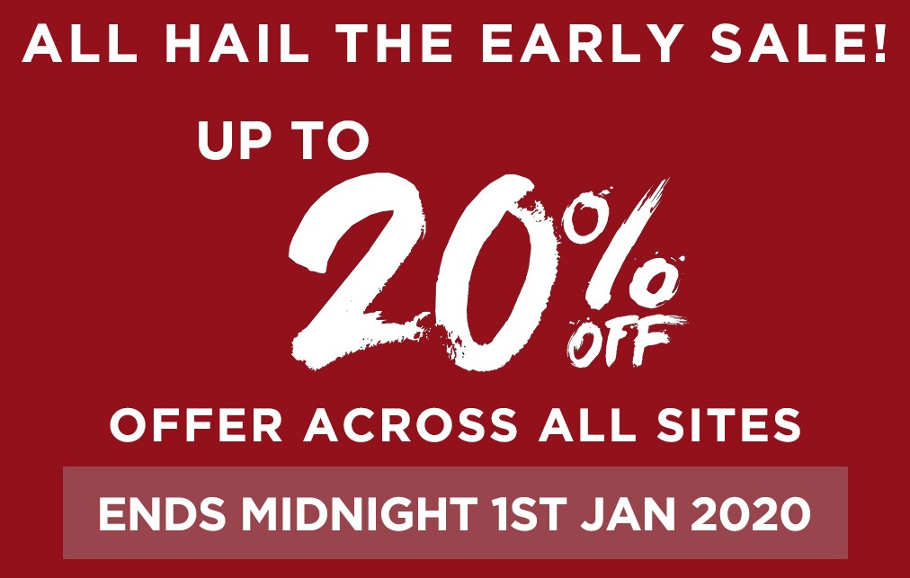 Xmas 2019 up to 20% off